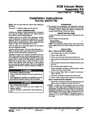 Carrier 58M 90SI Gas Furnace Owners Manual page 1