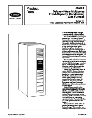 Carrier 58MXA 4PD Gas Furnace Owners Manual page 1