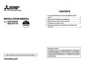 Mitsubishi MXZ 3A54VA MXZ 4A71VA Air Conditioner Installation Manual page 1