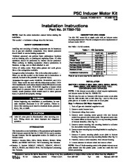 Carrier 58D 12SI Gas Furnace Owners Manual page 1