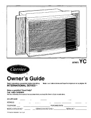 Carrier 73yc 2si Heat Air Conditioner Manual page 1