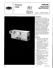 Carrier 58ED 58PB 5PD Gas Furnace Owners Manual page 1