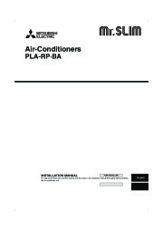 Mitsubishi Mr Slim PLA RP BA IM RG79D251K01 Ceiling Cassette Air Conditioner Installation Manual page 1
