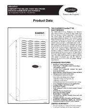 Carrier 58DL 5PD Gas Furnace Owners Manual page 1