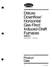 Carrier 58DH 1PD Gas Furnace Owners Manual page 1