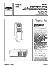 Carrier 58UXT 7PD Gas Furnace Owners Manual page 1