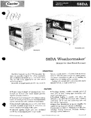 Carrier 58DA 2P Gas Furnace Owners Manual page 1