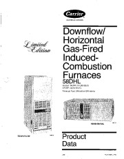 Carrier 58DHL 1PD Gas Furnace Owners Manual page 1