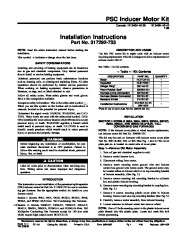 Carrier 58M 58SI Gas Furnace Owners Manual page 1