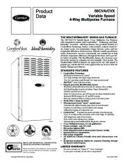 Carrier 58CVA 58CVX 2PD Gas Furnace Owners Manual page 1