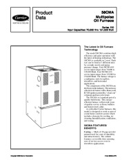 Carrier 58CMA 5PD Gas Furnace Owners Manual page 1