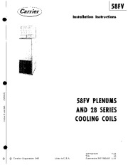 Carrier 58FV501015 Gas Furnace Owners Manual page 1