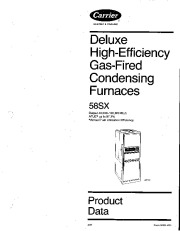 Carrier 58SX 4PD Gas Furnace Owners Manual page 1