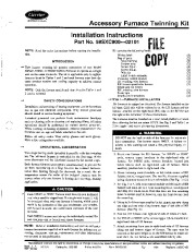 Carrier 58SSC 9SI Gas Furnace Owners Manual page 1