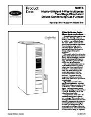 Carrier 58MTA 2PD Gas Furnace Owners Manual page 1