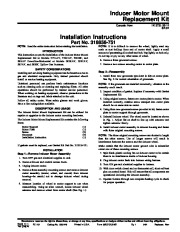 Carrier 58D 58P 58R 58S 9SI Gas Furnace Owners Manual page 1