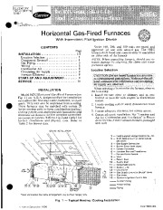 Carrier 58EG 5SI Gas Furnace Owners Manual page 1