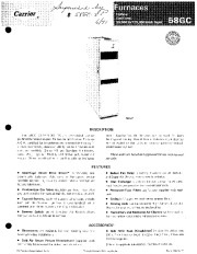 Carrier 58GC 1P Gas Furnace Owners Manual page 1