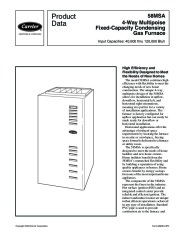 Carrier 58MSA 5PD Gas Furnace Owners Manual page 1