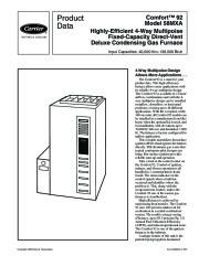 Carrier 58MXA 11PD Gas Furnace Owners Manual page 1