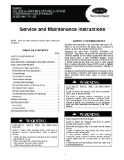 Carrier 58MEC 01SM Gas Furnace Owners Manual page 1