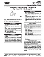 Carrier 58MCB 1SM Gas Furnace Owners Manual page 1
