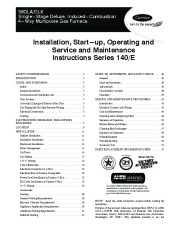 Carrier 58DL 10SI Gas Furnace Owners Manual page 1