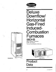 Carrier 58DHB 4PD Gas Furnace Owners Manual page 1