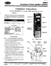 Carrier 58MH 2SI Gas Furnace Owners Manual page 1