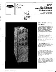 Carrier 58PAP 1PD Gas Furnace Owners Manual page 1