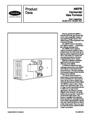 Carrier 58EFB 2PD Gas Furnace Owners Manual page 1