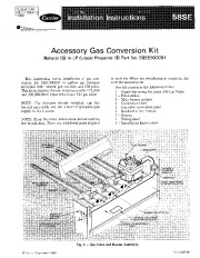 Carrier 58SE 9SI Gas Furnace Owners Manual page 1