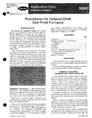 Carrier 58SC 1XA Gas Furnace Owners Manual page 1