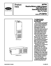 Carrier 58TMA 7PD Gas Furnace Owners Manual page 1