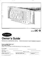 Carrier 73uca 1si Heat Air Conditioner Manual page 1