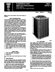 Carrier Bryant 598a 36 5 Heat Air Conditioner Manual page 1