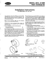 Carrier 58SX 27SI Gas Furnace Owners Manual page 1