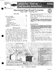Carrier 58SG 7SI Gas Furnace Owners Manual page 1