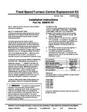 Carrier 58MCA 17SI Gas Furnace Owners Manual page 1
