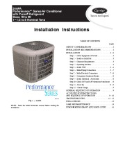 Carrier 24apa 2si Heat Air Conditioner Manual page 1