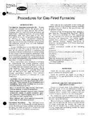Carrier 58 Series 6XA Gas Furnace Owners Manual page 1