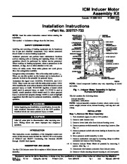 Carrier 58M 87SI Gas Furnace Owners Manual page 1