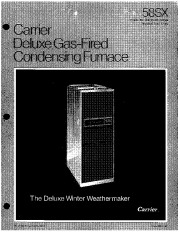 Carrier 58SX 1P Gas Furnace Owners Manual page 1