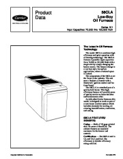 Carrier 58CLA Series 101 1PD Gas Furnace Owners Manual page 1