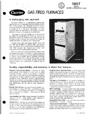 Carrier 58GT 2P Gas Furnace Owners Manual page 1