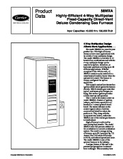 Carrier 58MXA 10PD Gas Furnace Owners Manual page 1