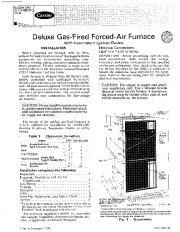 Carrier 58SE 2SI Gas Furnace Owners Manual page 1