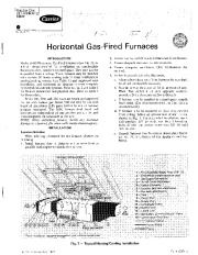 Carrier 58SG 1SI Gas Furnace Owners Manual page 1