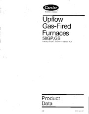 Carrier 58G 1PD Gas Furnace Owners Manual page 1
