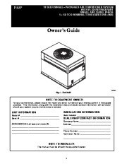 Carrier Pa3p 04 Heat Air Conditioner Manual page 1